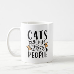Caneca De Café Os Gatos São As Minhas Pessoas Favoritas