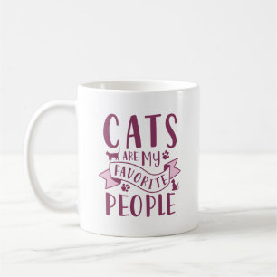 Caneca De Café Os Gatos São As Minhas Pessoas Favoritas
