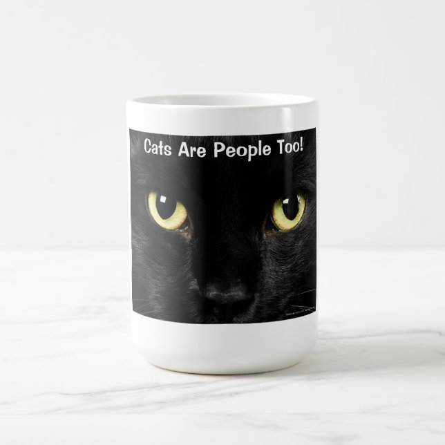 Caneca De Café Os gatos são pessoas demasiado (Centro)