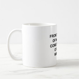 Caneca De Café Os germes da injustiça produzem poderosos guerreir