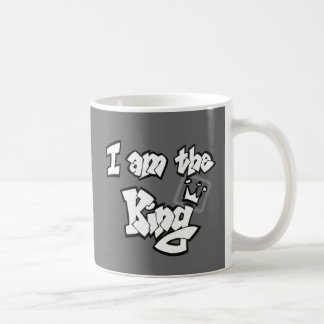 Caneca De Café Os grafites denominam-me "são o rei" com coroa