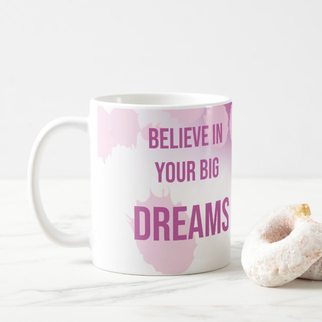 Caneca De Café Os grandes sonhos Mug (Com Donut)