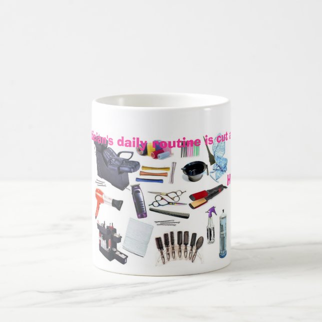 Caneca De Café Os Hairstylists são um corte acima (Centro)