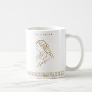 Caneca De Café Os Hintons Elizabeth Hinton Retrato Dourado