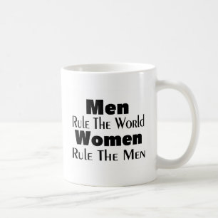 Caneca De Café Os homens ordenam as mulheres do mundo ordenam os