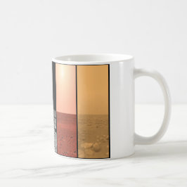 Caneca De Café Os horizontes da terra de Venus Moon Marte e titã