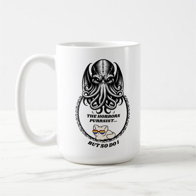 Caneca De Café Os Horrors PURRsist (Esquerda)