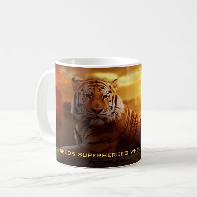 Caneca De Café Os irmãos são super-heróis (Frente Esquerda)