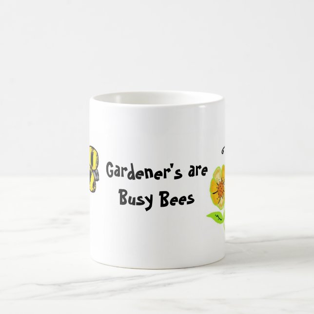 Caneca De Café Os Jardineiros São Abelhas Atarefadas (Centro)