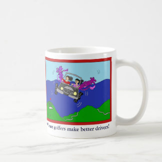 Caneca De Café Os jogadores de golfe das mulheres fazem a