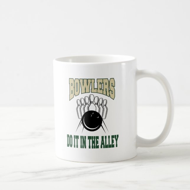 Caneca De Café Os jogadores fazem-no no beco (Direita)