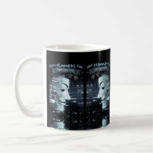 Caneca De Café Os jogadores reais estão protegidos