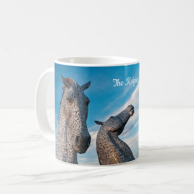 Caneca De Café Os Kelpies (Frente Esquerda)