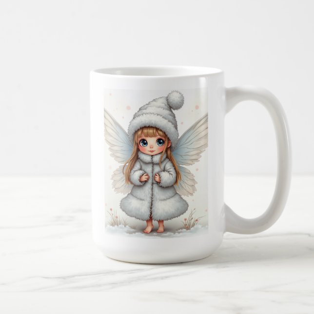 Caneca De Café Os Lâmpadas da Fada de Neve (Direita)