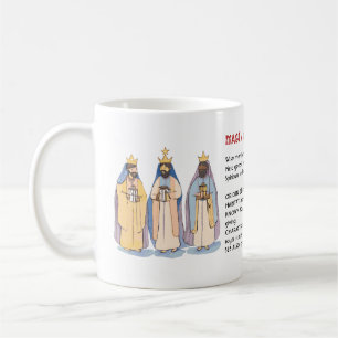 Caneca De Café Os Magos, três Reis Magos Epifania Presente, Crist