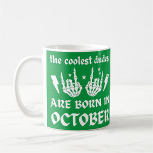 Caneca De Café OS MAIS FELIZES SÃO NASCER NO aniversário DE OUTUB