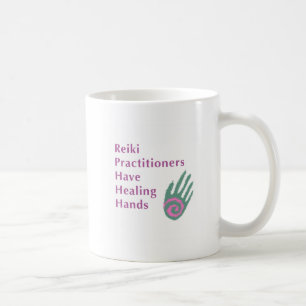 Caneca De Café Os médicos de Reiki têm as mãos curas