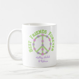 Caneca De Café Os melhores amigos personalizados agridem para