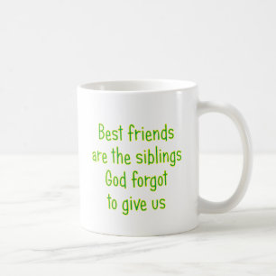 Caneca De Café Os melhores amigos são os irmãos