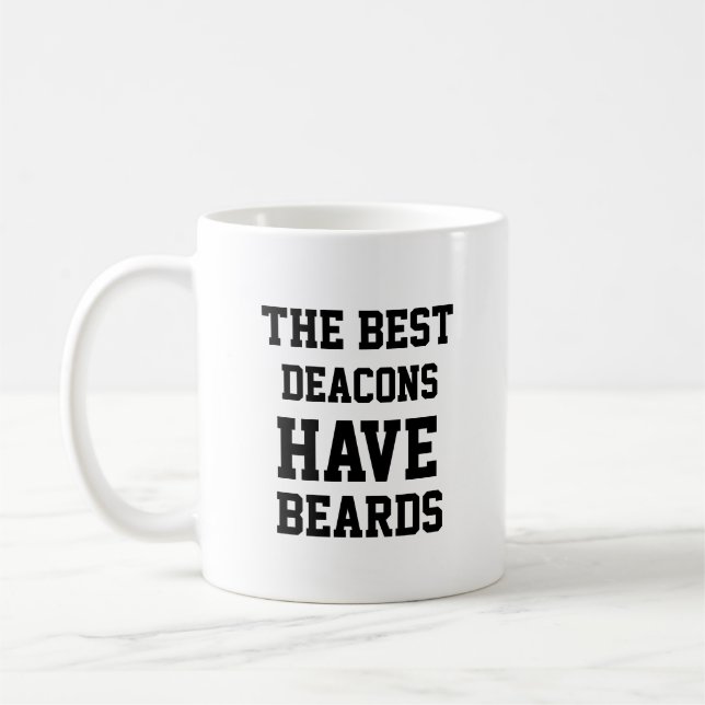 Caneca De Café Os Melhores Deacons Têm Beards (Esquerda)
