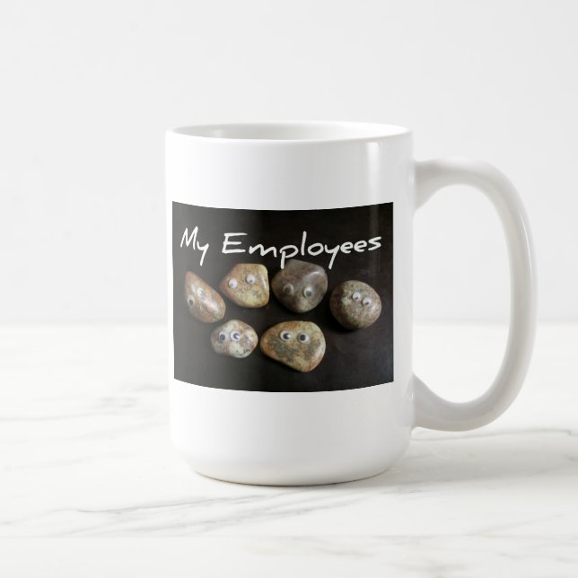 Caneca De Café Os melhores funcionários do mundo (Direita)