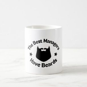 Caneca De Café Os Melhores Gerentes Têm Barras