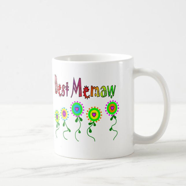 Caneca De Café Os melhores presentes de Memaw (Direita)