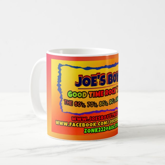 Caneca De Café OS MENINOS DE JOE 11 Oz. Caneca! Coffee Mug (Frente Esquerda)