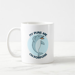 Caneca De Café Os Meus Peitos Estão No Porpoise Engraçado