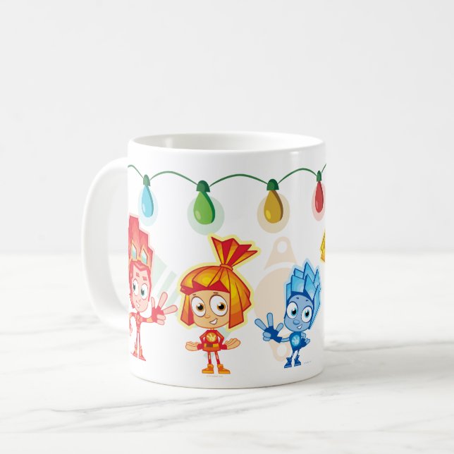 Caneca De Café Os miúdos de Fixies | Fixie (Frente Esquerda)