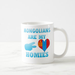 Caneca De Café Os Mongolians são meu Homies