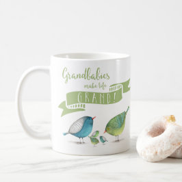 Caneca De Café Os neurônios ganham vida com as aves.