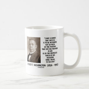 Caneca De Café Os obstáculos de Booker T. Washington superados