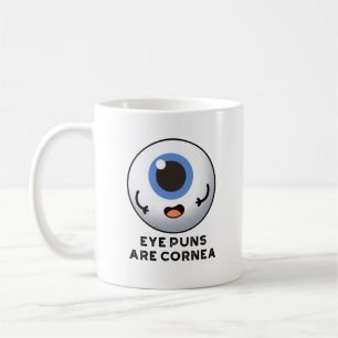 Caneca De Café Os Olhos São Corneanos Engraçados.