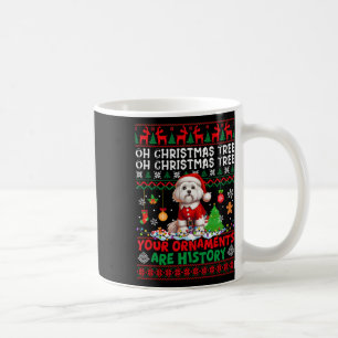 Caneca De Café Os Ornamentos De Árvores Do Xmas São Papais noeis