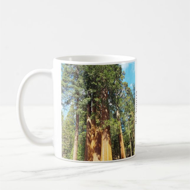 Caneca De Café Os Parques Nacionais do Sequoia e Kings Canyon (Esquerda)