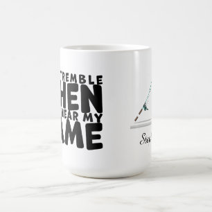 Caneca De Café Os Peixes Tremem Quando Escutam Meu Nome