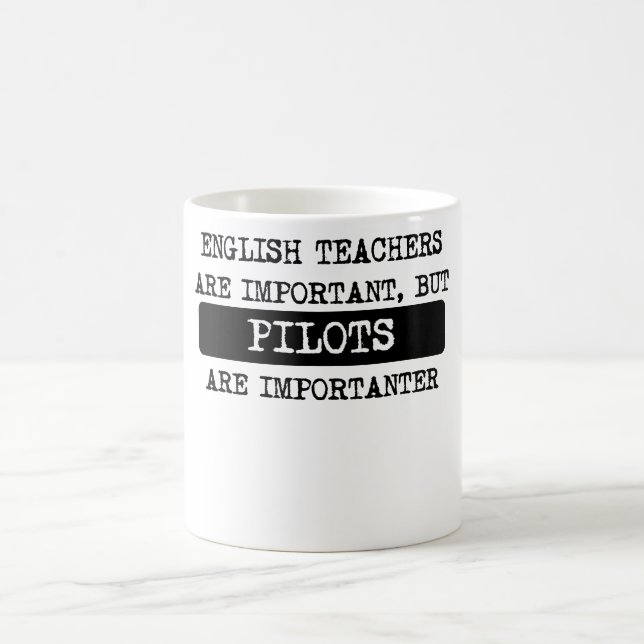 Caneca De Café Os pilotos são Importanter (Centro)