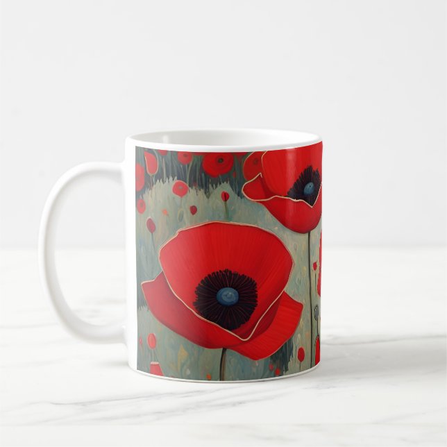 Caneca De Café Os Poppies (Esquerda)