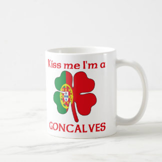 Caneca De Café Os portuguêses personalizados beijam-me que eu sou