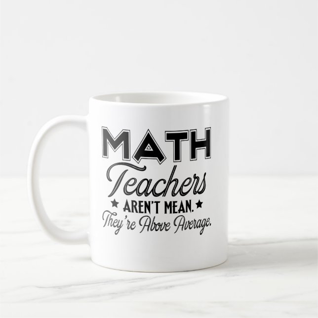 Caneca De Café Os professores de matemática não dizem que estão a (Esquerda)