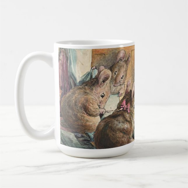 Caneca De Café Os Ratos Que Costuram Casacos Por Beatrix Potter (Esquerda)