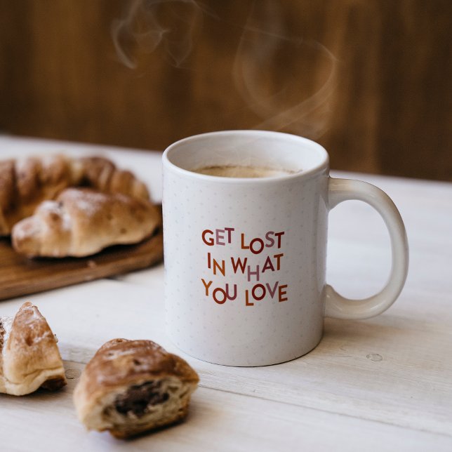 Caneca De Café Os Reds Mudados Se Perdem No Que Você Ama (Criador carregado)