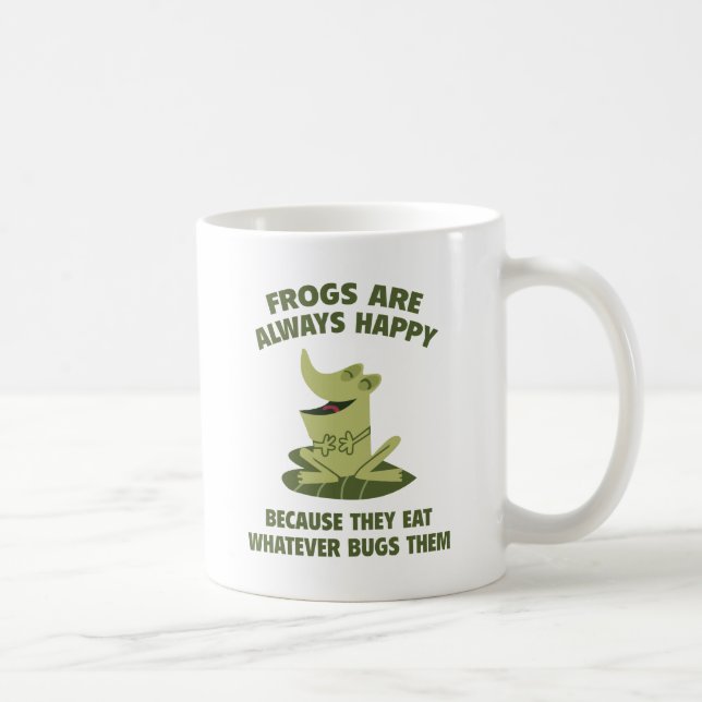 Caneca De Café Os sapos são sempre felizes (Direita)