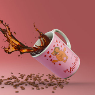 Caneca De Café Os Sbuirrels Ed e Mary Valentine
