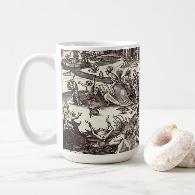 Caneca De Café Os sete pecados mortais - luxúria (Com Donut)
