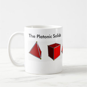 Caneca De Café Os sólidos platônicos