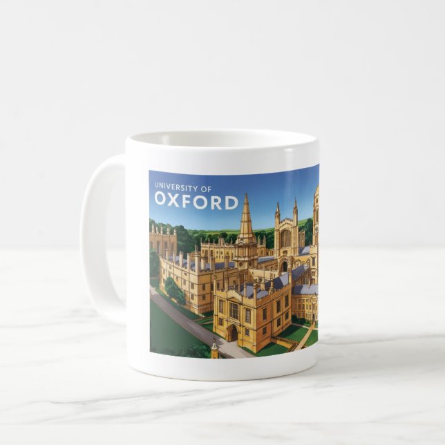 Caneca De Café Os sonhos de Oxford (Frente Esquerda)