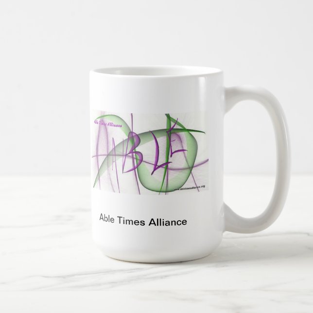 Caneca De Café Os tempos capazes Alliance agridem (Direita)