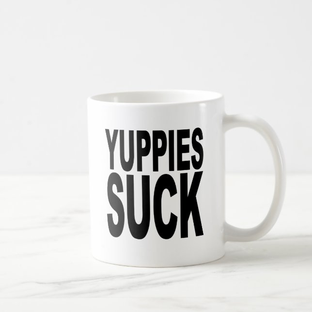 Caneca De Café Os Yuppies sugam (Direita)